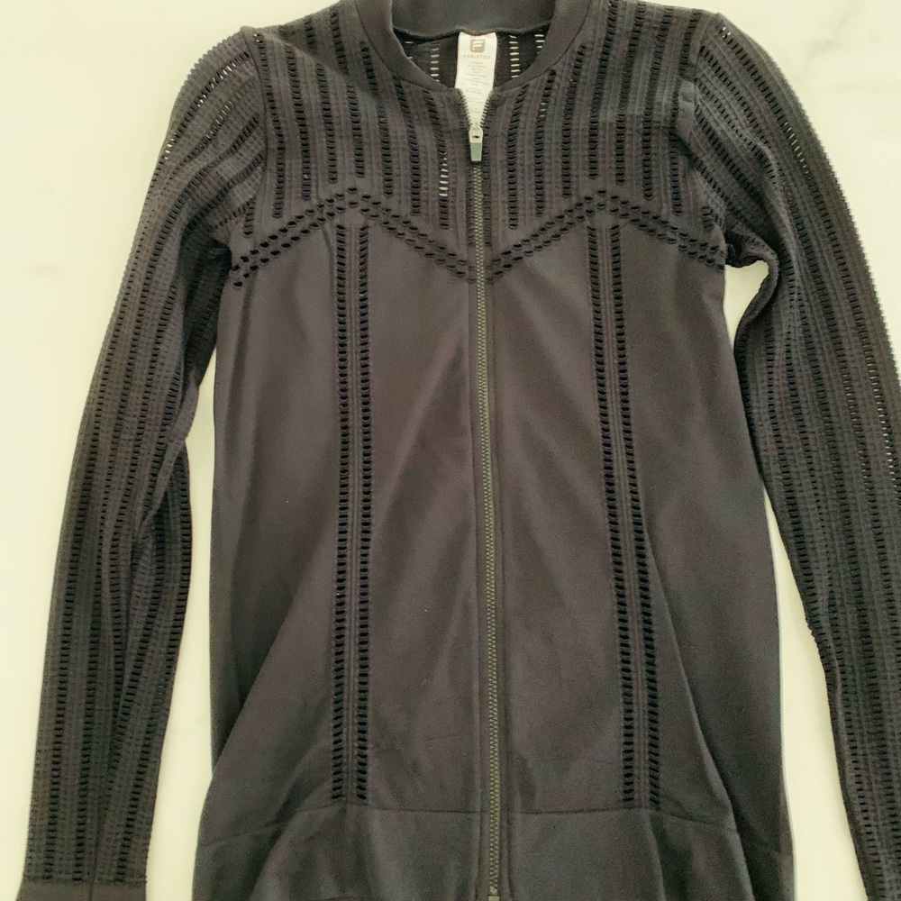 Fabletics Activewear Black Zip Jacket. Size Xs - image 1